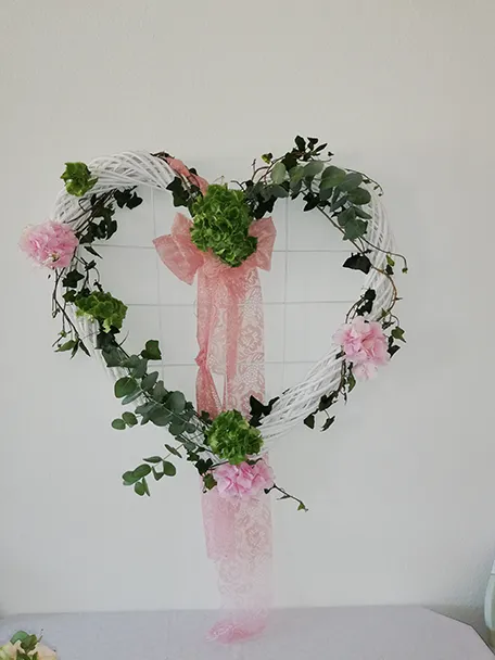 Deko Herz Blumen
